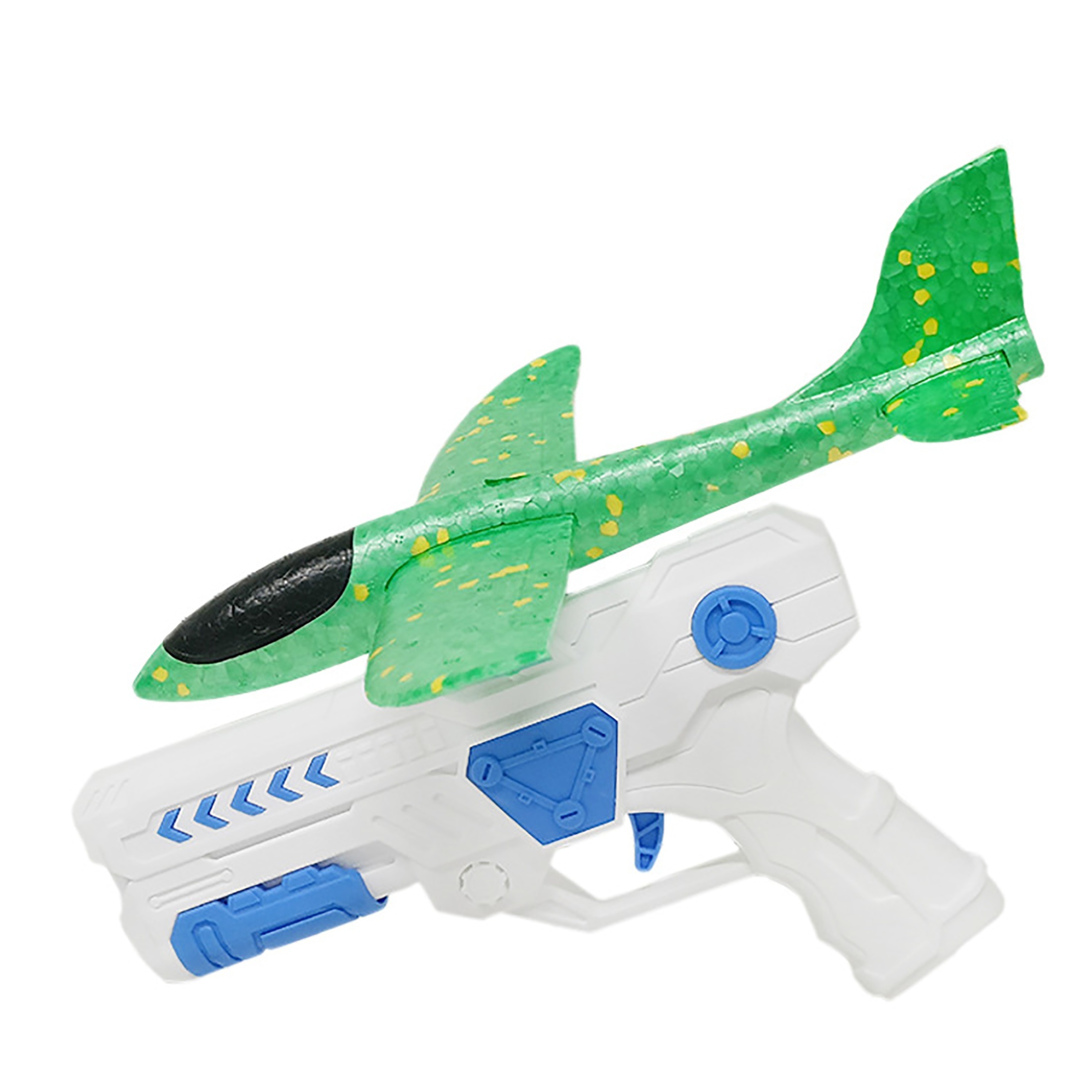 Paquete de 2 aviones de juguete con luz LED, 17.5 pulgadas, 2 aviones de  espuma de lanzamiento grandes, 2 aviones planeadores de modo de vuelo