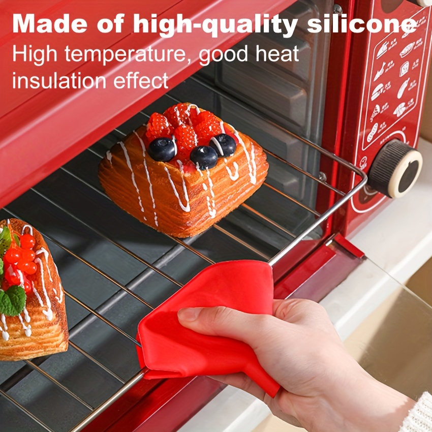 1pc Silicone Anti-scalding Clip, High Temperature Baking Oven Hand