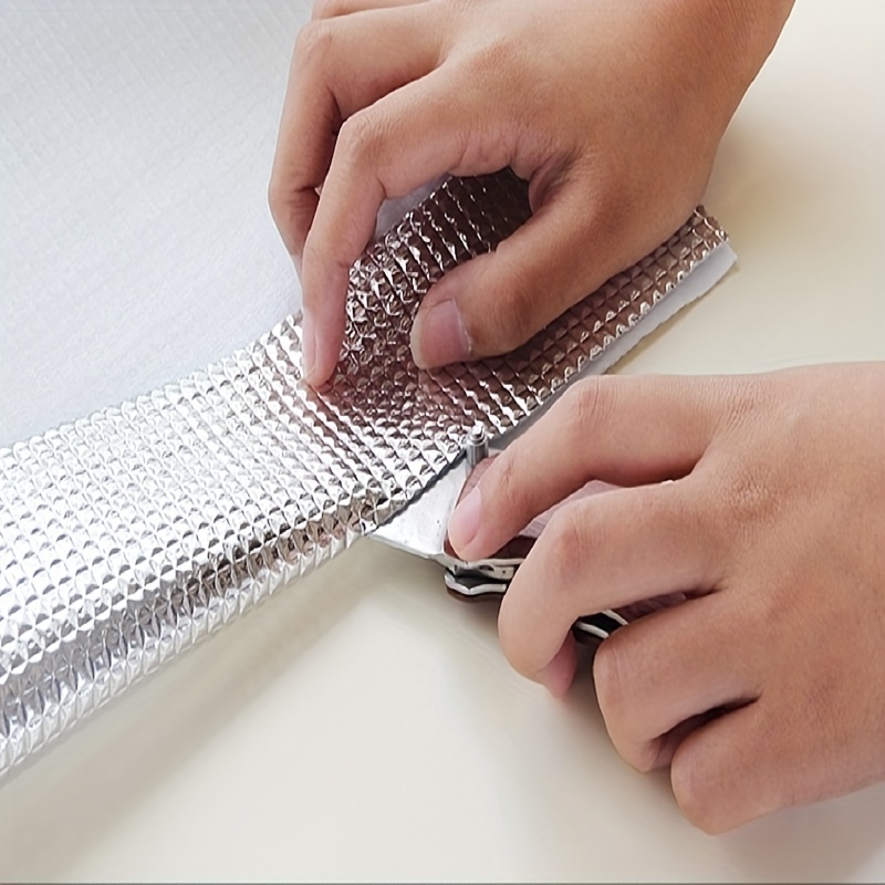 Aluminum Foil Shelf Liners Non Adhesive Waterproof Refrigerator Mat