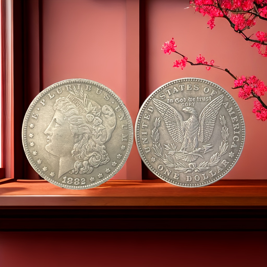  Metal 1851 Morgan Moneda de un dólar, colección de réplicas de  monedas antiguas de Estados Unidos de América, regalos de fiesta de  recuerdo de monedas : Arte Coleccionable y Bellas Artes