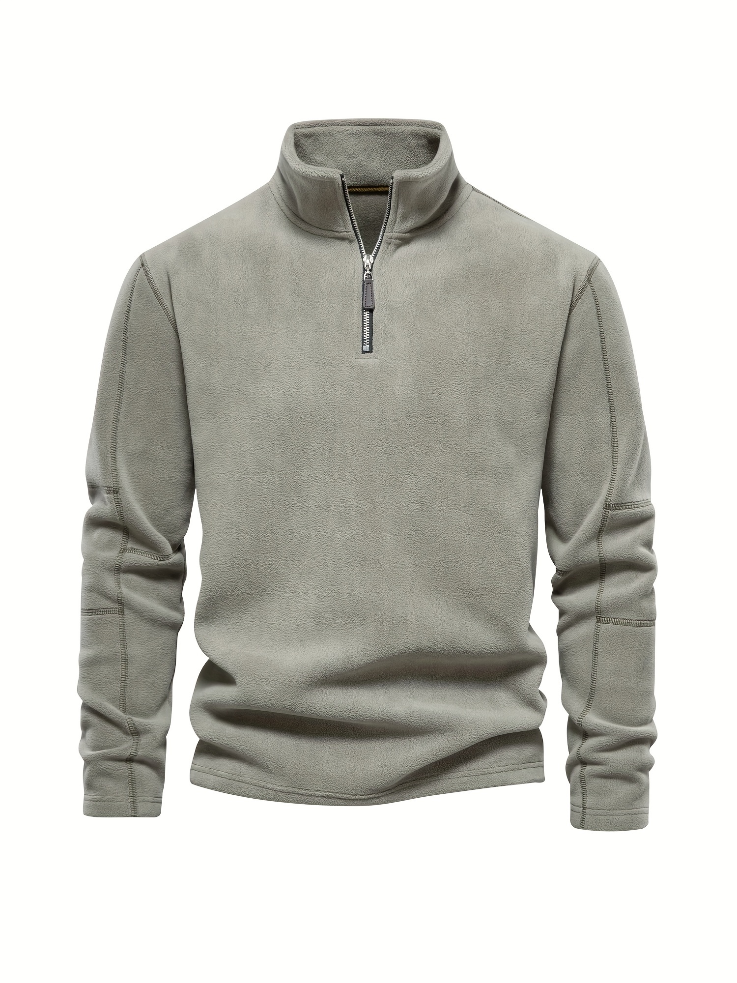 Men's Corduroy Stand Collar Zip Up V Neck Sweatshirt Pullover For Men Solid  Sweatshirts For Winter Fall Long Sleeve Tops