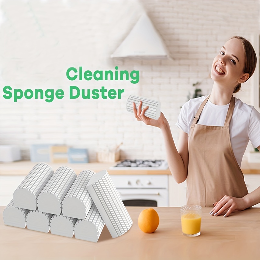 Damp Duster Magical Dust Cleaning Sponge Duster Cleaning - Temu