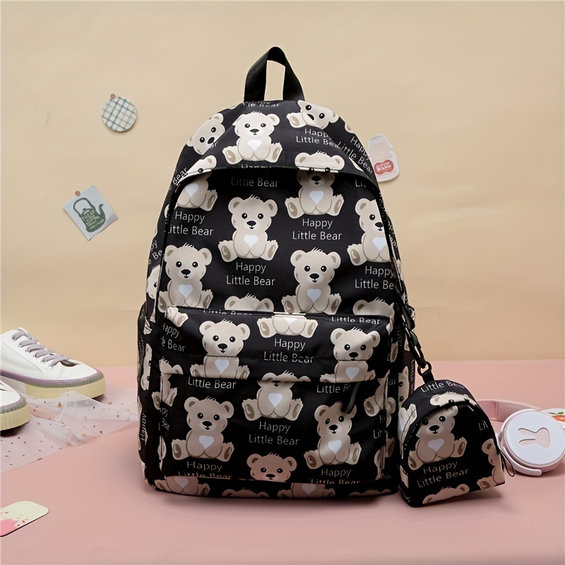 Cow Print Laptop Backpack Lightweight Nylon Travel Rucksack