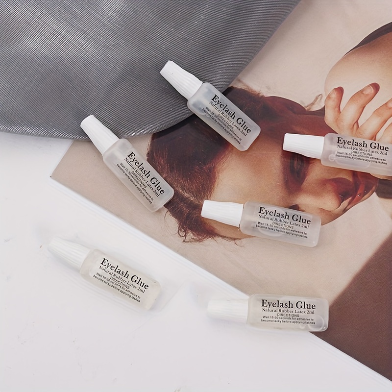 2ml Mini False Eyelash Glue With Brush Tip Makeup Lash Adhesive