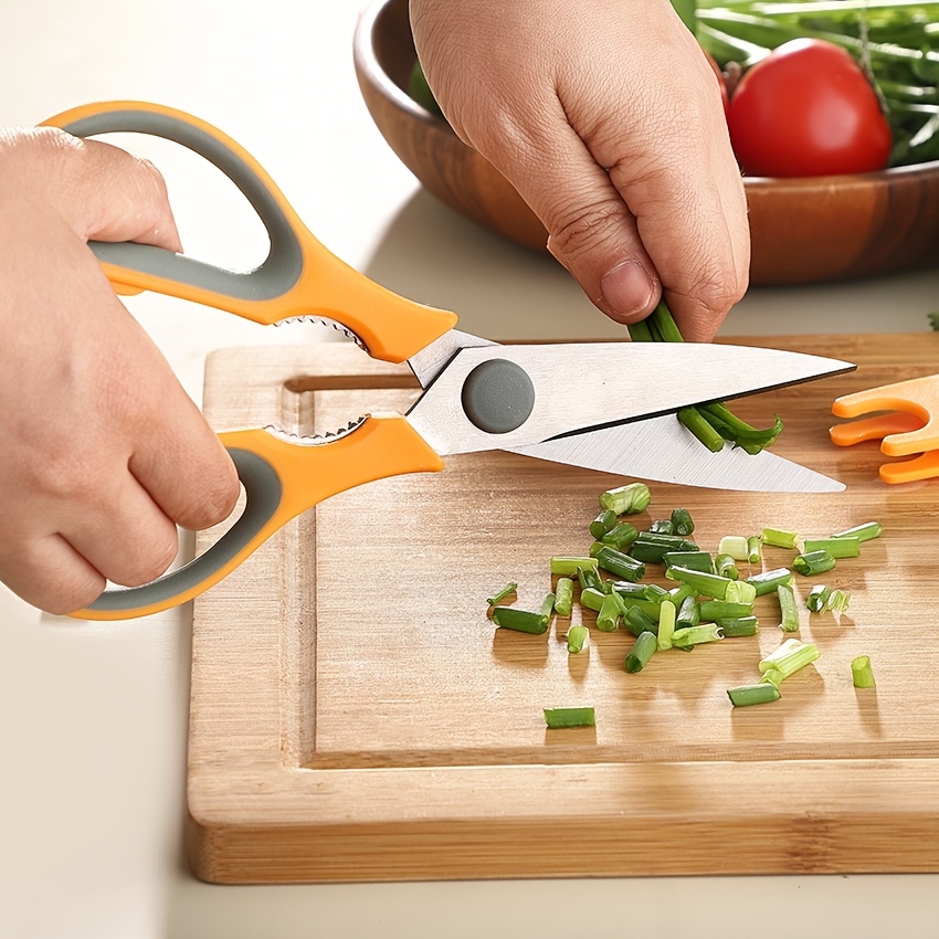 Heavy Duty Kitchen Shears - Stainless Steel Meat And Poultry Scissors For  Cooking And Cutting - Dishwasher Safe And All Purpose - Temu