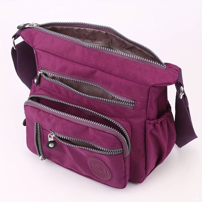 Borsa Tote In Velluto A Coste Con Cerniera, Grande Capacità, Impermeabile, Per Lavoro, Scuola E Spiaggia