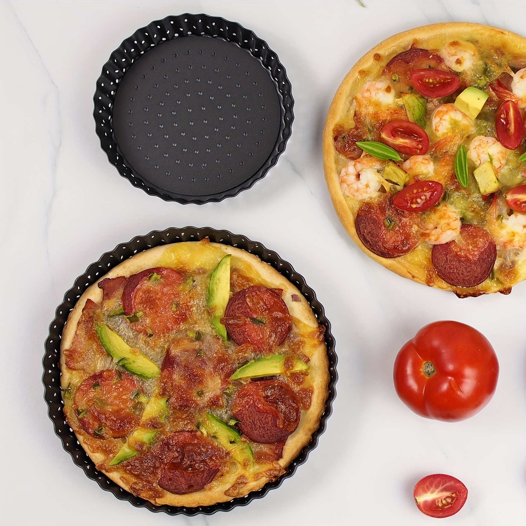 Non stick Pizza Pan Small Pizza Tray For Oven Home Kitchen - Temu