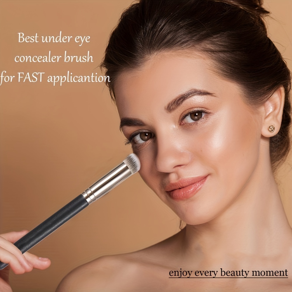 TEOYALL Mini Nose Contour Brush, Synthetic Under Eye Concealer Brush f –  TweezerCo