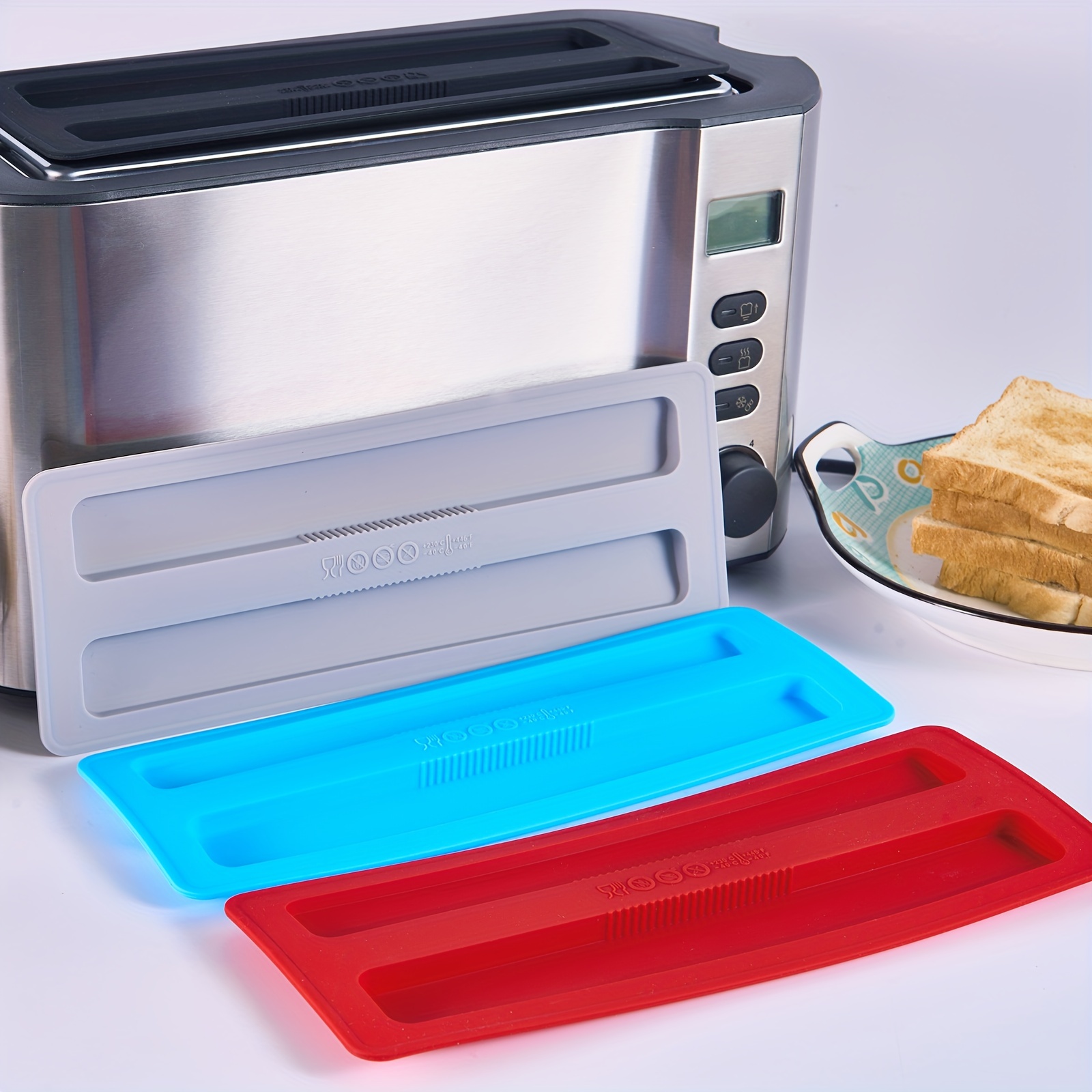 Dustproof Dust Cover For 2 Toaster Bpa Free Food - Temu