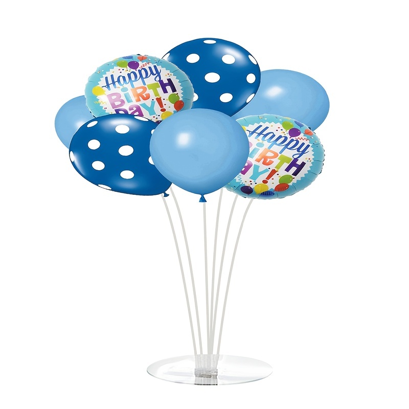 Happy Birthday Rubber Balloon Blue 2