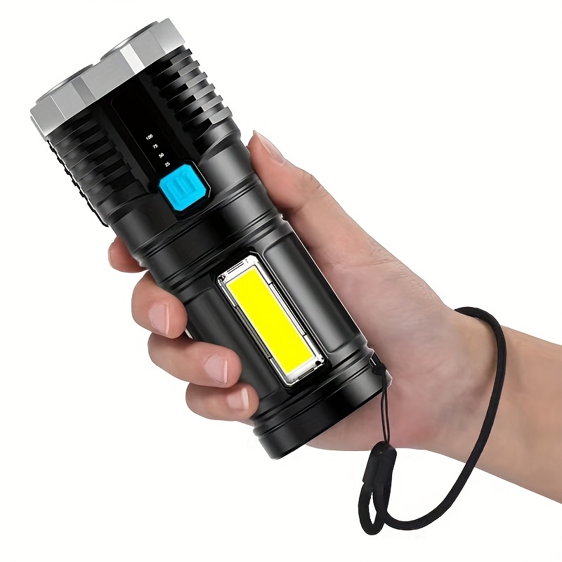 P70 lampe de poche à lumière forte USB rechargeable à mise au