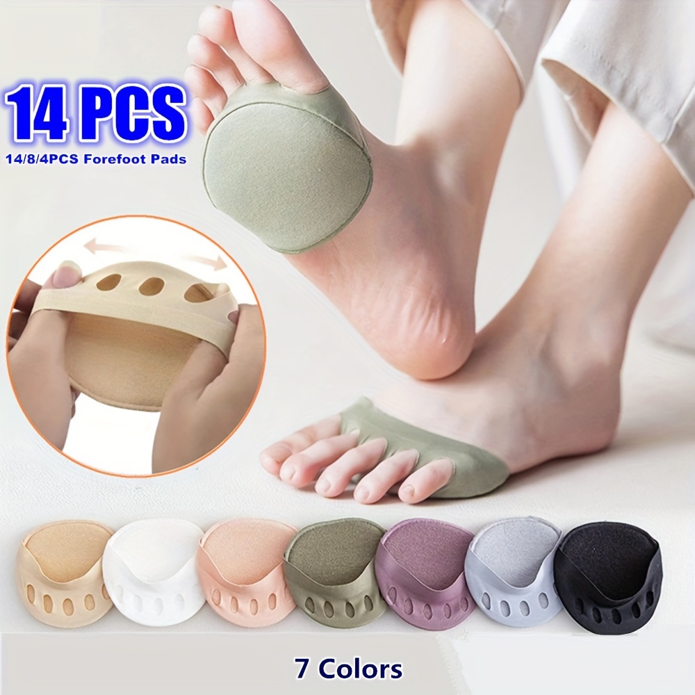 PriceXes Open Five Toes Socks Forefoot Pads Anti  