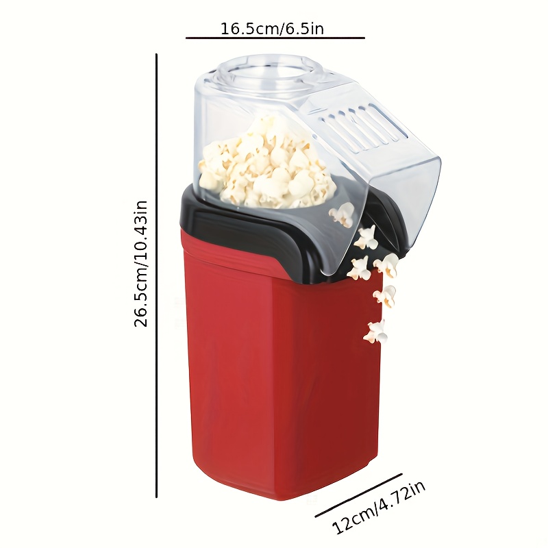 Popcorn Machine Mini Hot Air Popcorn Maker Small Home - Temu Mexico