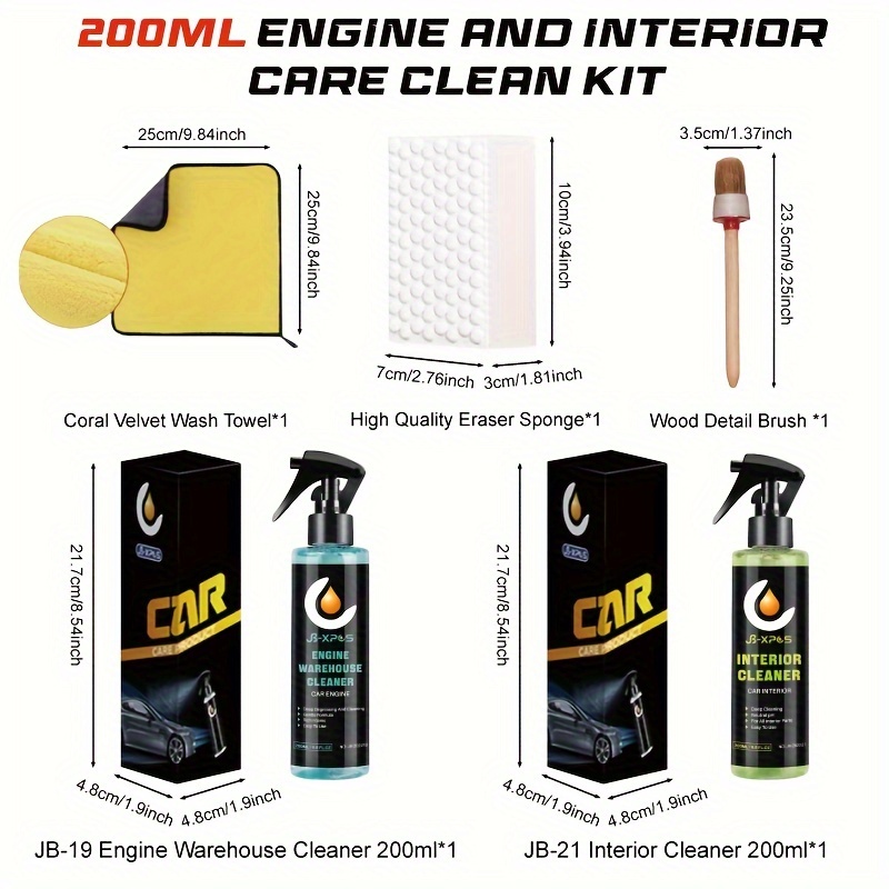 Engine Bay Cleaning Engine Motor Room Treatment Automobile Engine  Compartment Cleaner