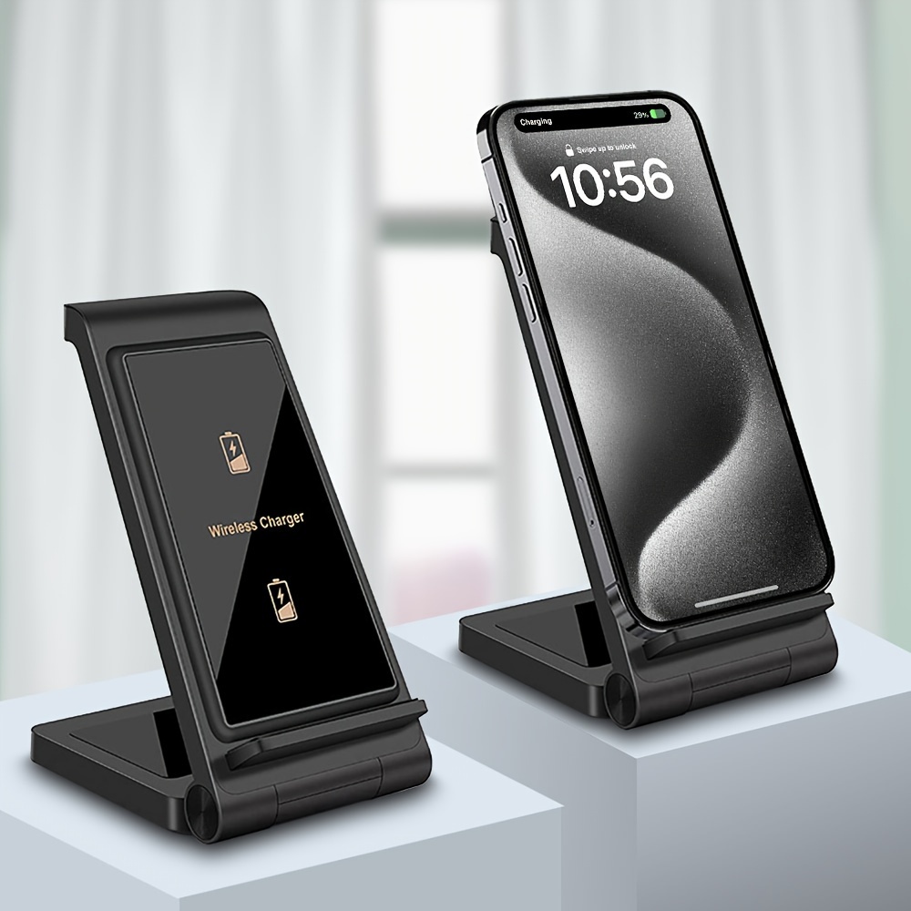

Fast Wireless Charger Wireless Charging Stand For 14/13/12/pro/max/se 2020/11/xs Max/xr/x/8 Plus, For Samsung Galaxy S23/s22/s21/s20/s10/s9/note 20 Ultra/10 And Wireless Charging Enabled Phone