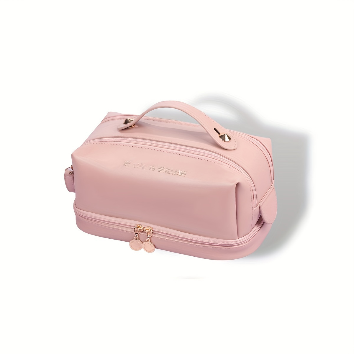 Travel Makeup Bag Large Capacity Double Layer Cosmetic Bag