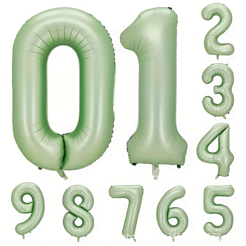 Buy Green Number 24 Balloons,40 Inch Birthday Number Balloon Party