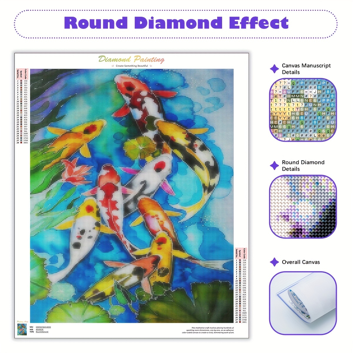 1pc 5d Diamond Painting Table Items Embroidery Cross Stitch Kit Bedroom  Home Decoration Gift 40x40cm/16x16inch Without Frame