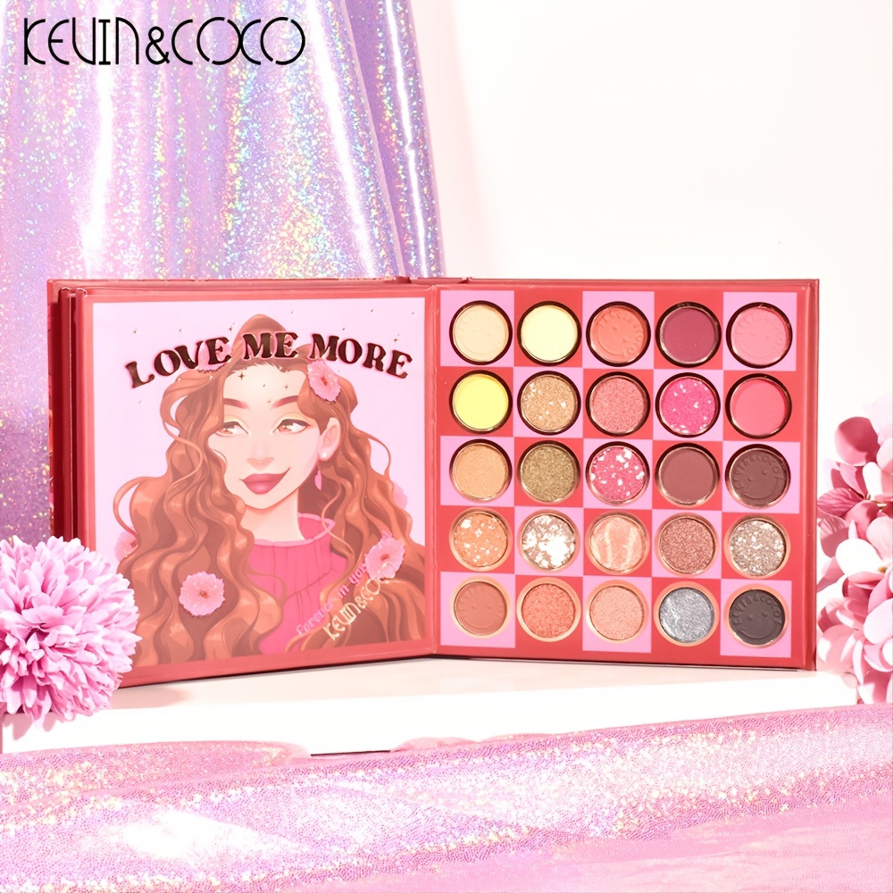 KEVIN&COCO 59 Matte Bright Eyeshadow Beads Blush Highlights Makeup Tray