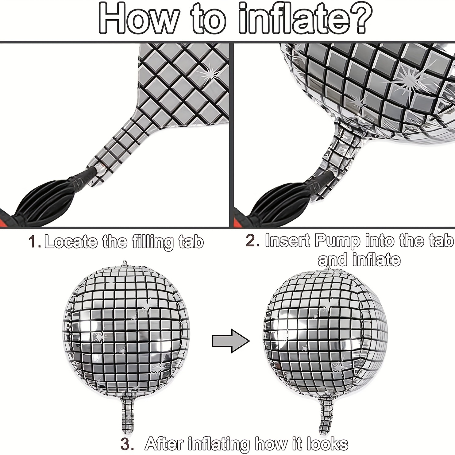 How to Make a Disco Ball Balloon Mirror