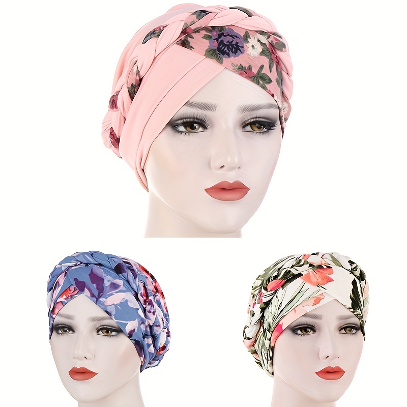 1 Pezzo Cappello Stampato Per Le Donne, Cappello Notturno, Cappello Arabo,  Turbante Per Uso Quotidiano