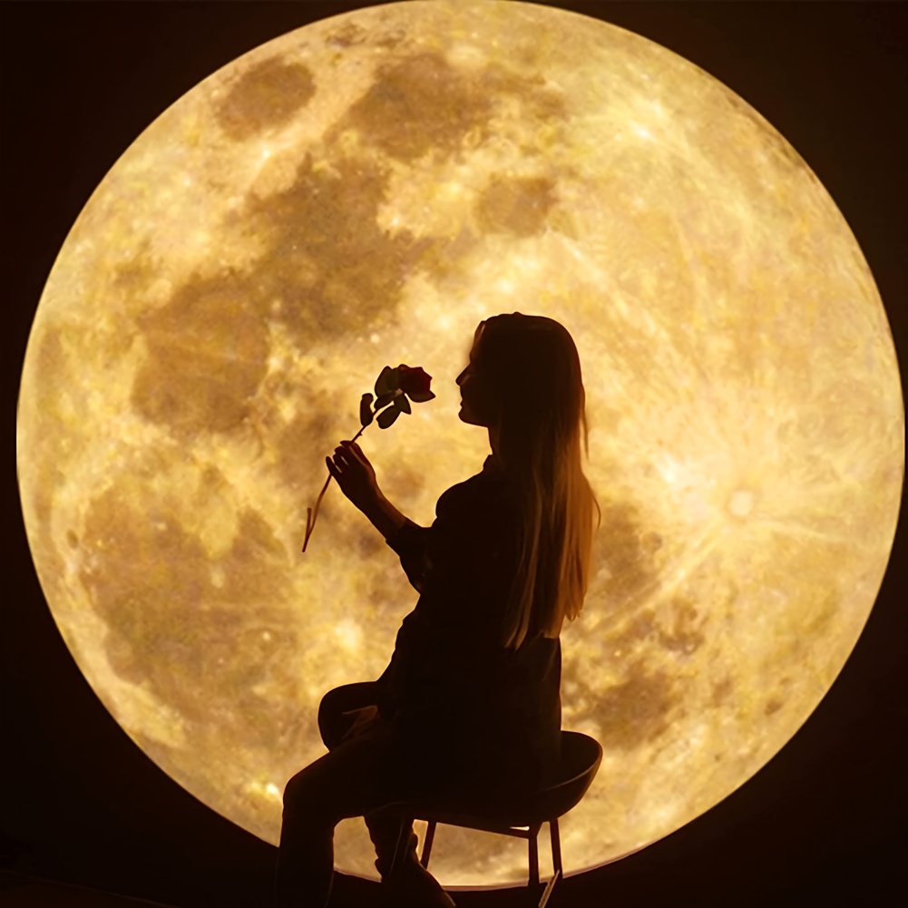 Projektionslampe Mond nachtlicht Kreativer Hintergrund - Temu Germany