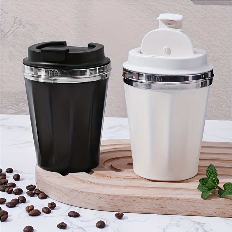 300ml/150ml Mini Coffee Vacuum Flasks Lovely Thermos Portable Travel Water  Bottle Cups Insulated Cup 1 PC Stainless Steel