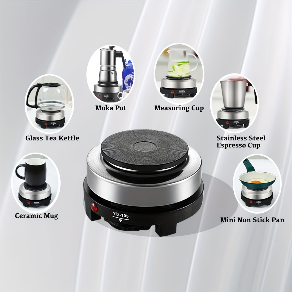 Smart Electric Ceramic Stove Small Electromagnetic Tea Stove Household Mini  Small Tea Stove Light Oven Electric Ceramic Stove