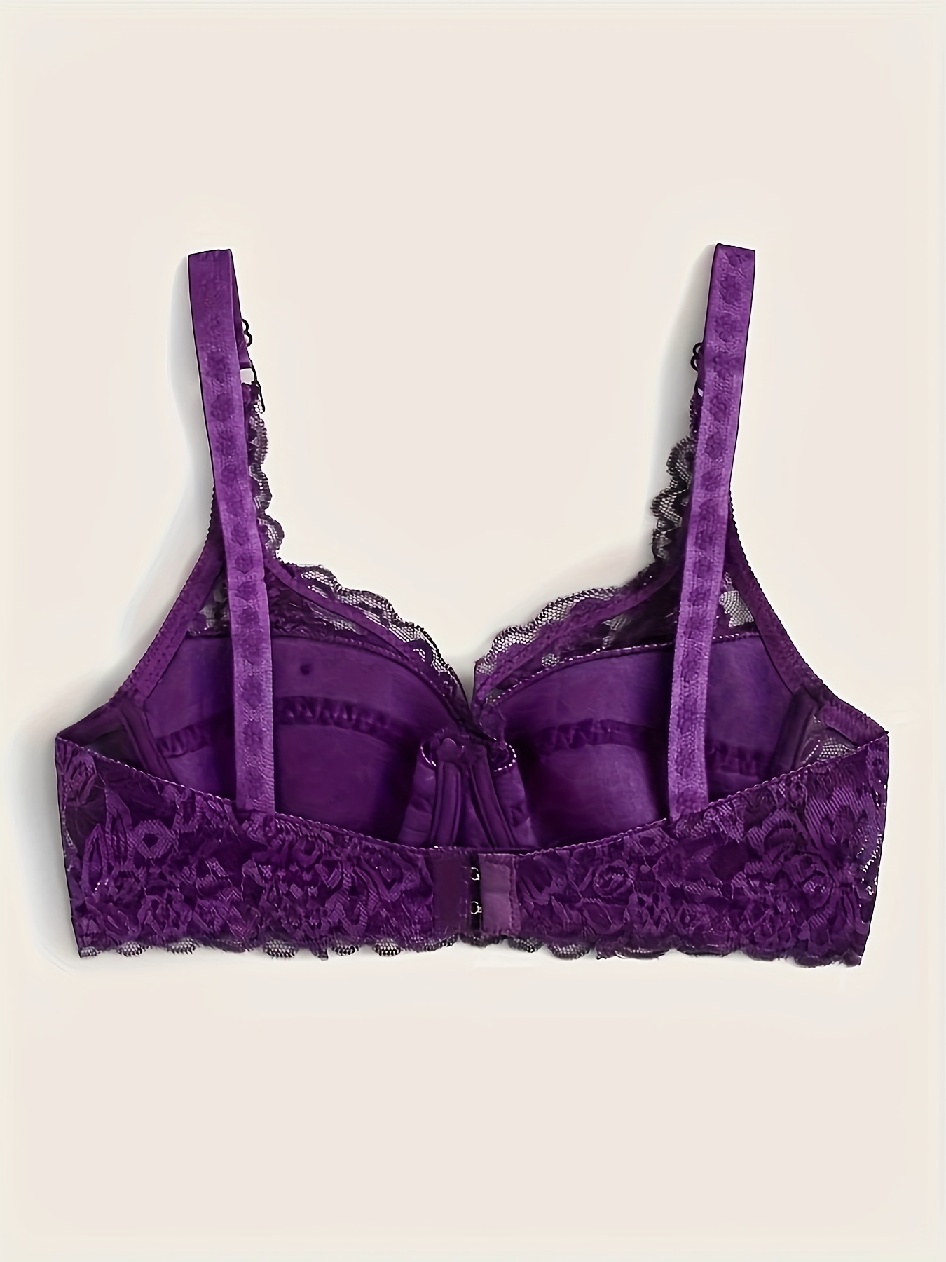 Soma Stunning Support Geo Lace Balconette, Purple