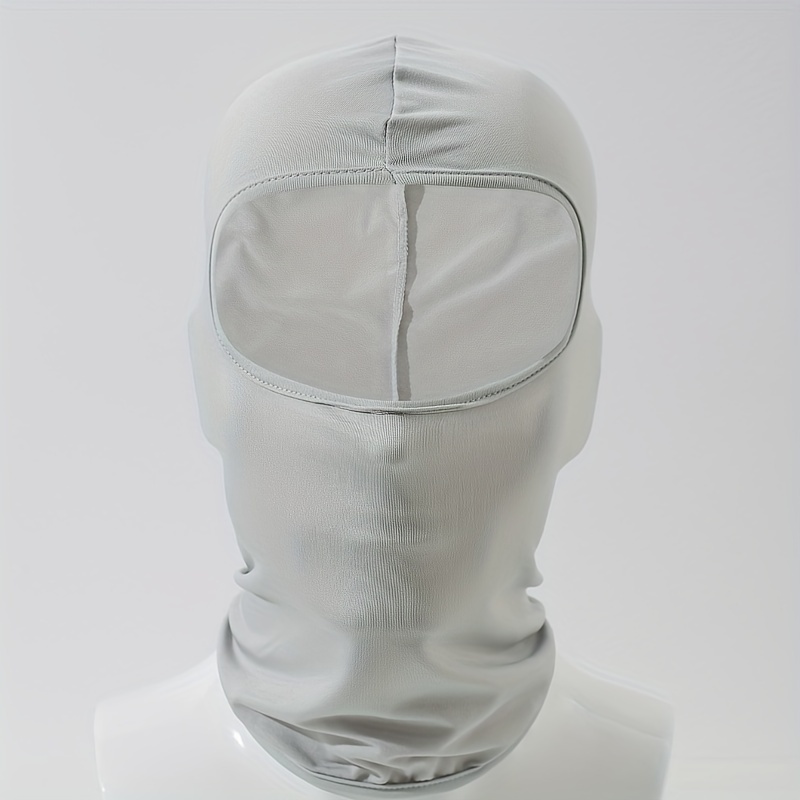 Solid Color Balaclava Mask Breathable Sun Protection - Temu