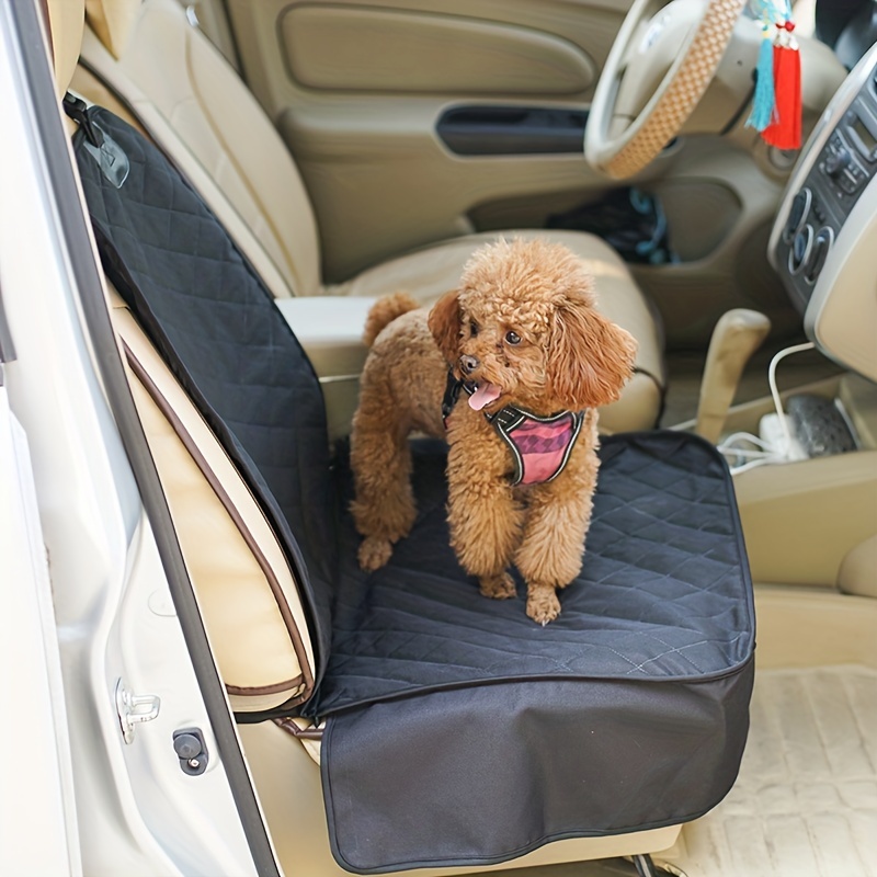 2Pcs Pet Dog Car Seat Cover Front Rear Door Panel Protector Anti-Scratch  Guard Pads Black 