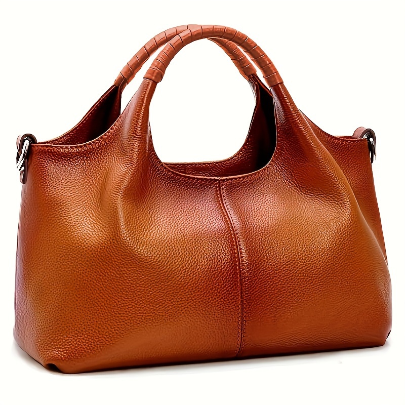 bamboo pattern tote bag for women simple top handle satchel purse retro large capacity handbag
