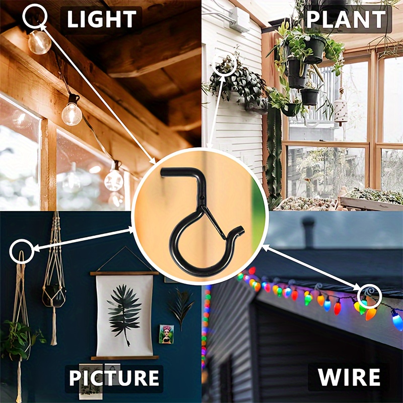 Q hanger Light Hooks Outdoor String Lights Plants Wing Nut - Temu Canada