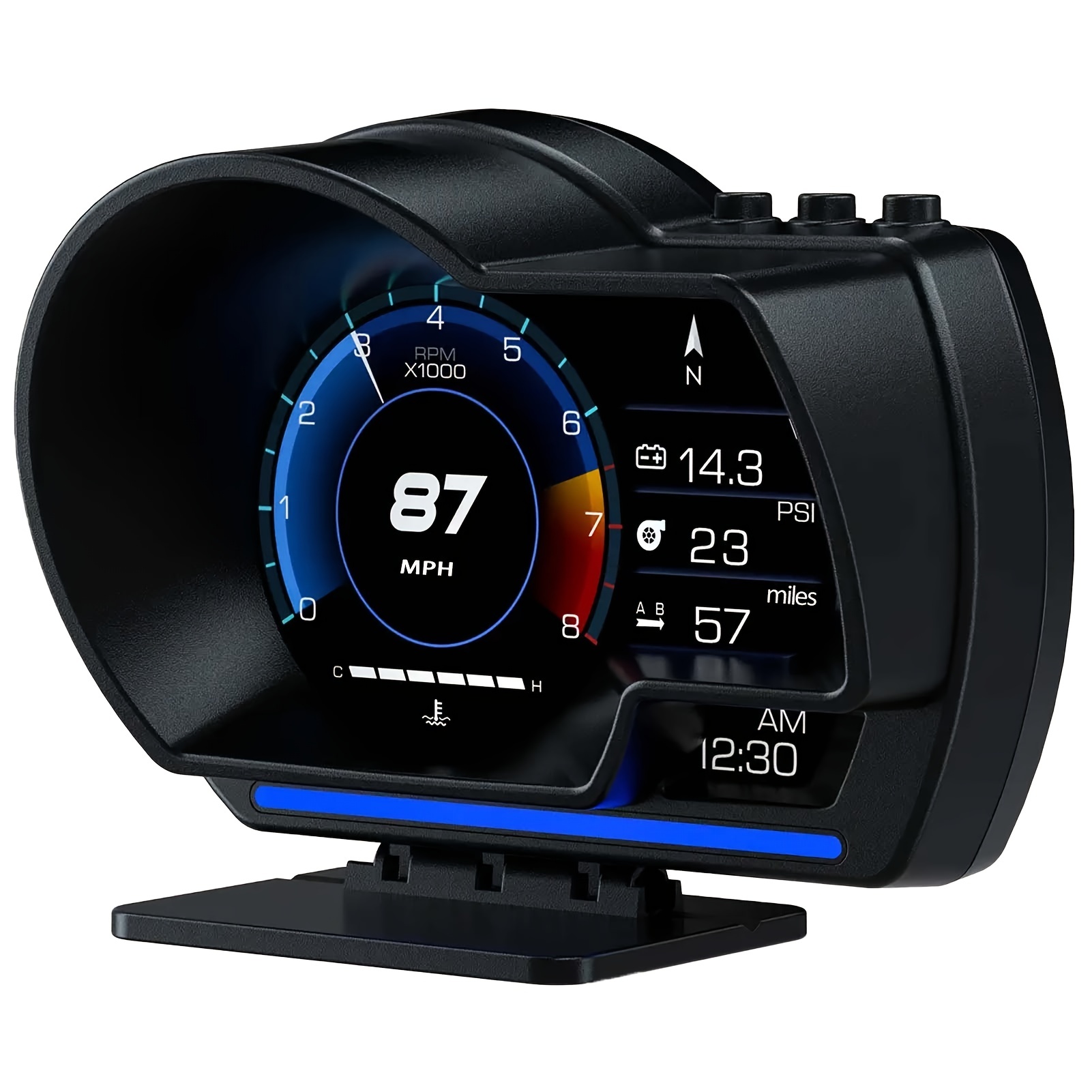  Heads Up Display,5.5 HD OBD II Car GPS HUD Head Up