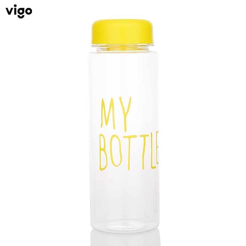 1pc, VIGO Water Bottle, 500ml/17oz Strawberry Pattern Water Cups, Square  Transparent Clear Water Pitcher, Cute Kawaii Summer Drinkware, Kitchen  Gadget