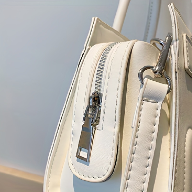 Geometric Quilted Pattern Square Crossbody Bag