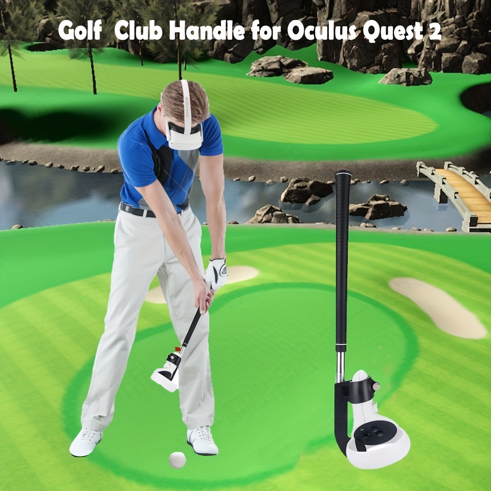 Vr Golf Club Handle Grip Attachment Quest 2 - Temu