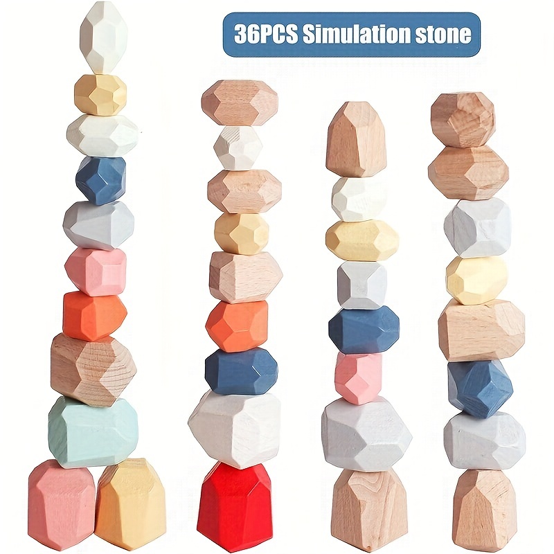 Delightful Montessori Burger Stacking Toys Wooden Toys For Toddlers