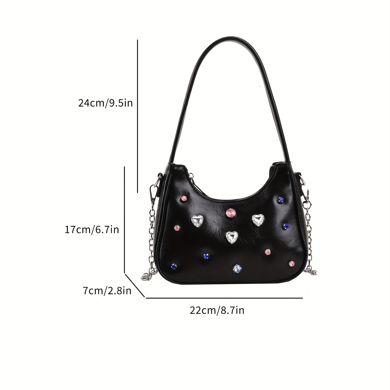 Armpit Moon Bag Y2k Shoulder Bags Women Designer Handbag Fashion