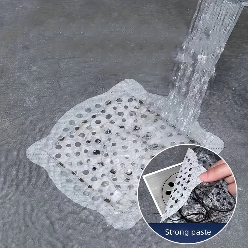 5 20 50pcs Disposable Shower Drain Hair Catcher Mesh Stickers Hair