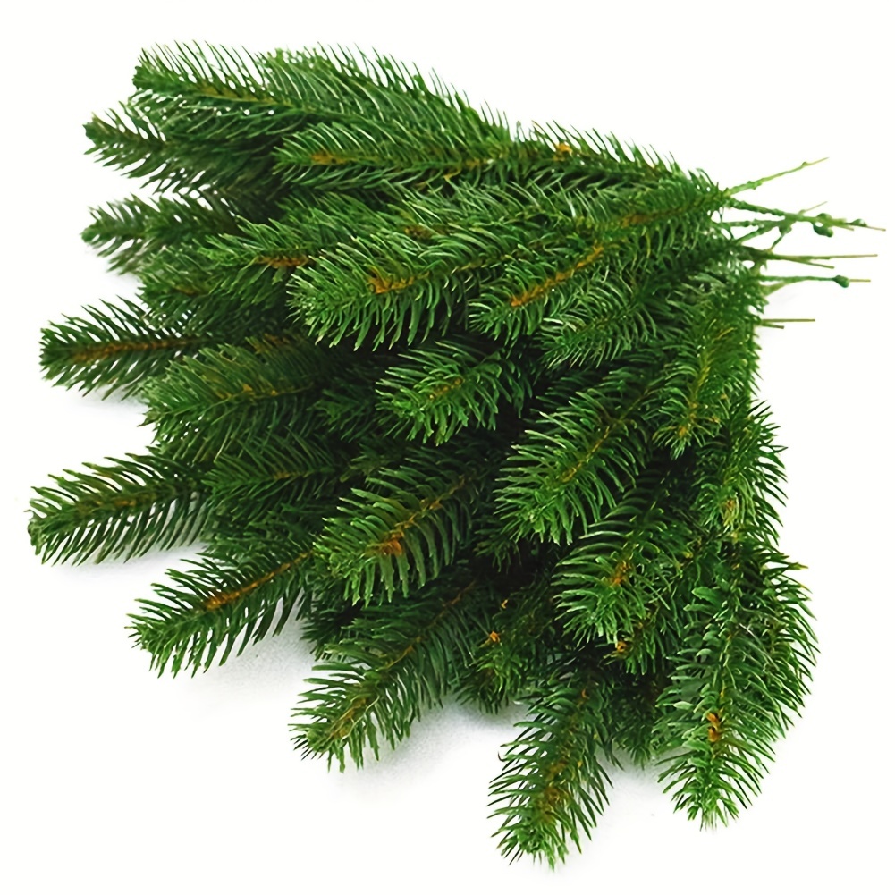 Heallily 10 Pcs Artificial Pine Needles Christmas Tree Branches