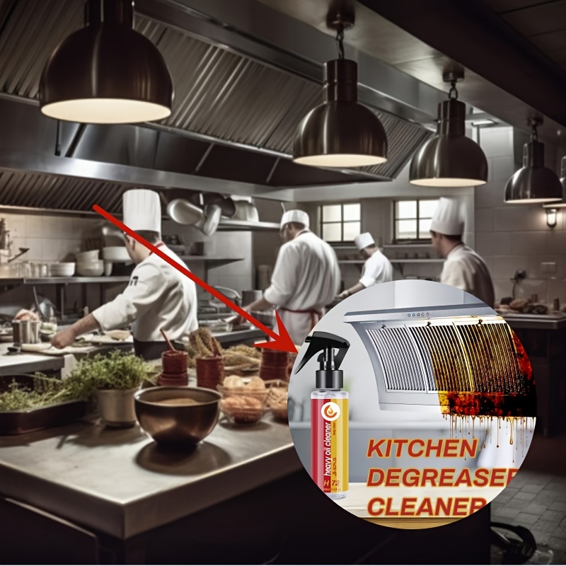 WQIAOBX Hbk - Limpiador de cocina multiusos, desengrasante de cocina fácil  de quitar, limpiador de manchas de aceite pesado de espuma multiusos, sin