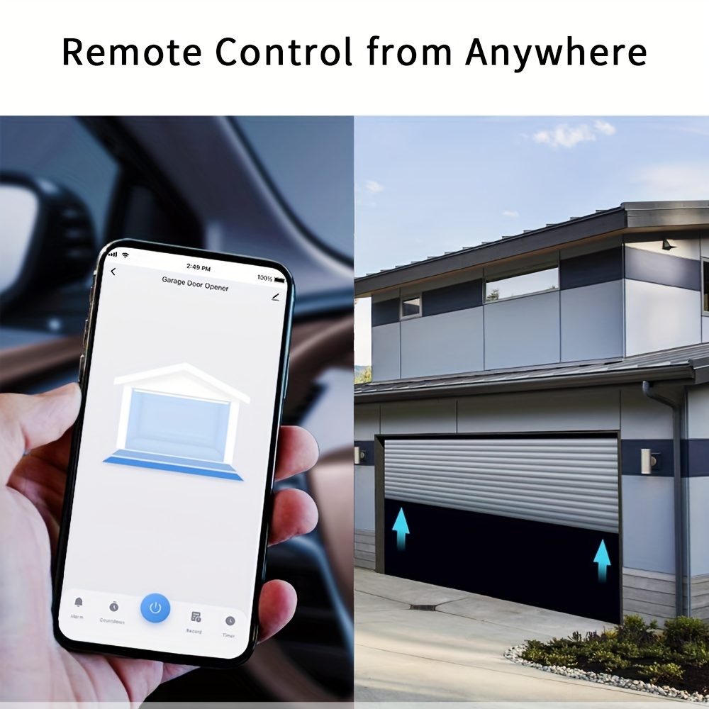 Tuya Smart Life ZigBee Garage Door Opener Controller App Remote Contro