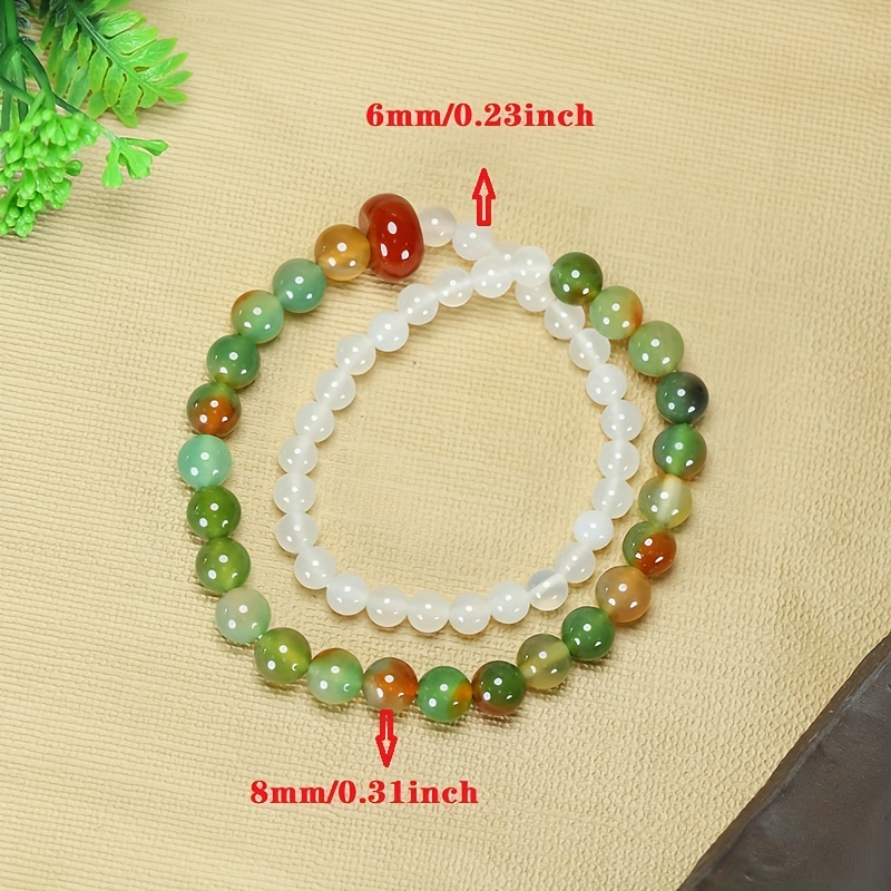 Classic 7 Chakra Beads Bracelet Natural Stone Agates - Temu