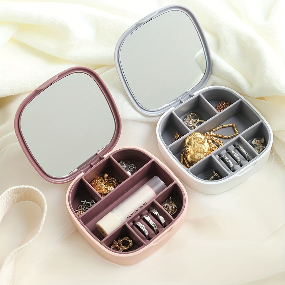 Shell Shape Jewelry Box, Clear Princess Style Cosmetic Storage Box