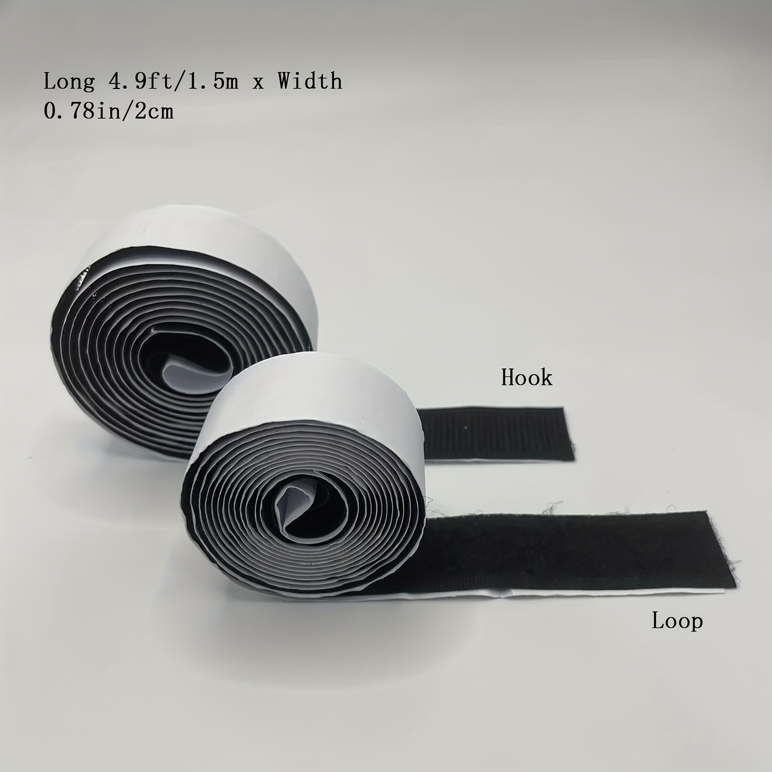 Hook And Loop Tape Self Adhesive Double Sided Adhesive - Temu