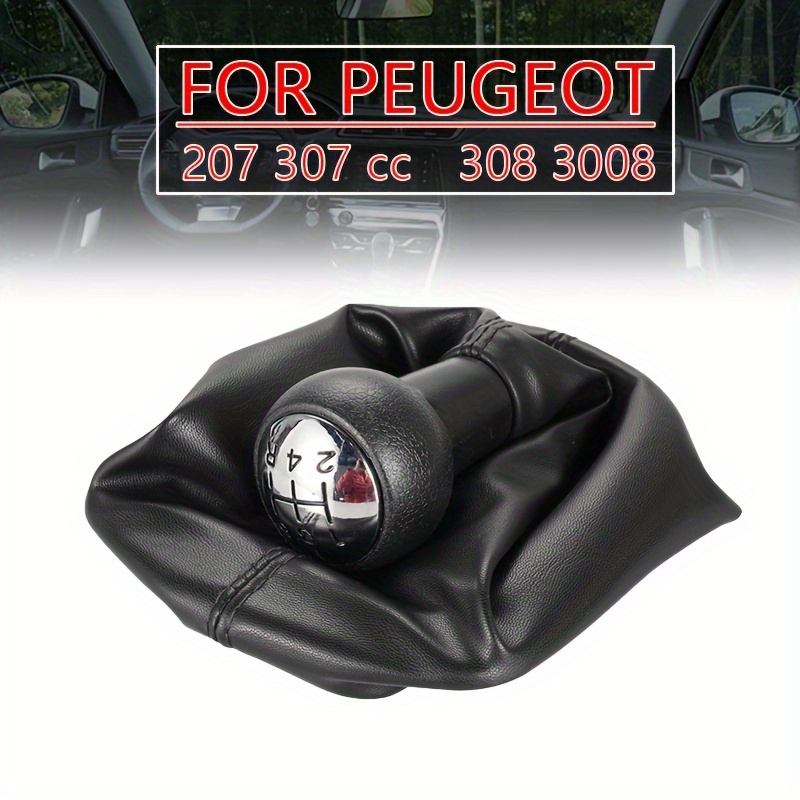 Pomo y Funda Peugeot 207 307 5 velocidades