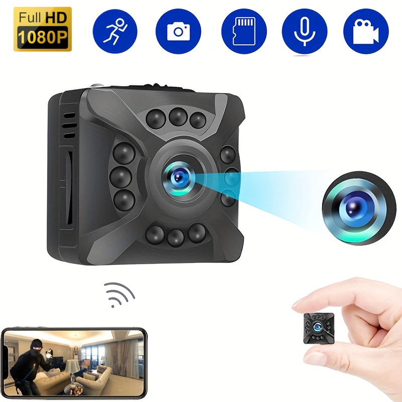 Hd 1080p Mini Camera Wifi Ip Camera Smart Home Security Ir - Temu