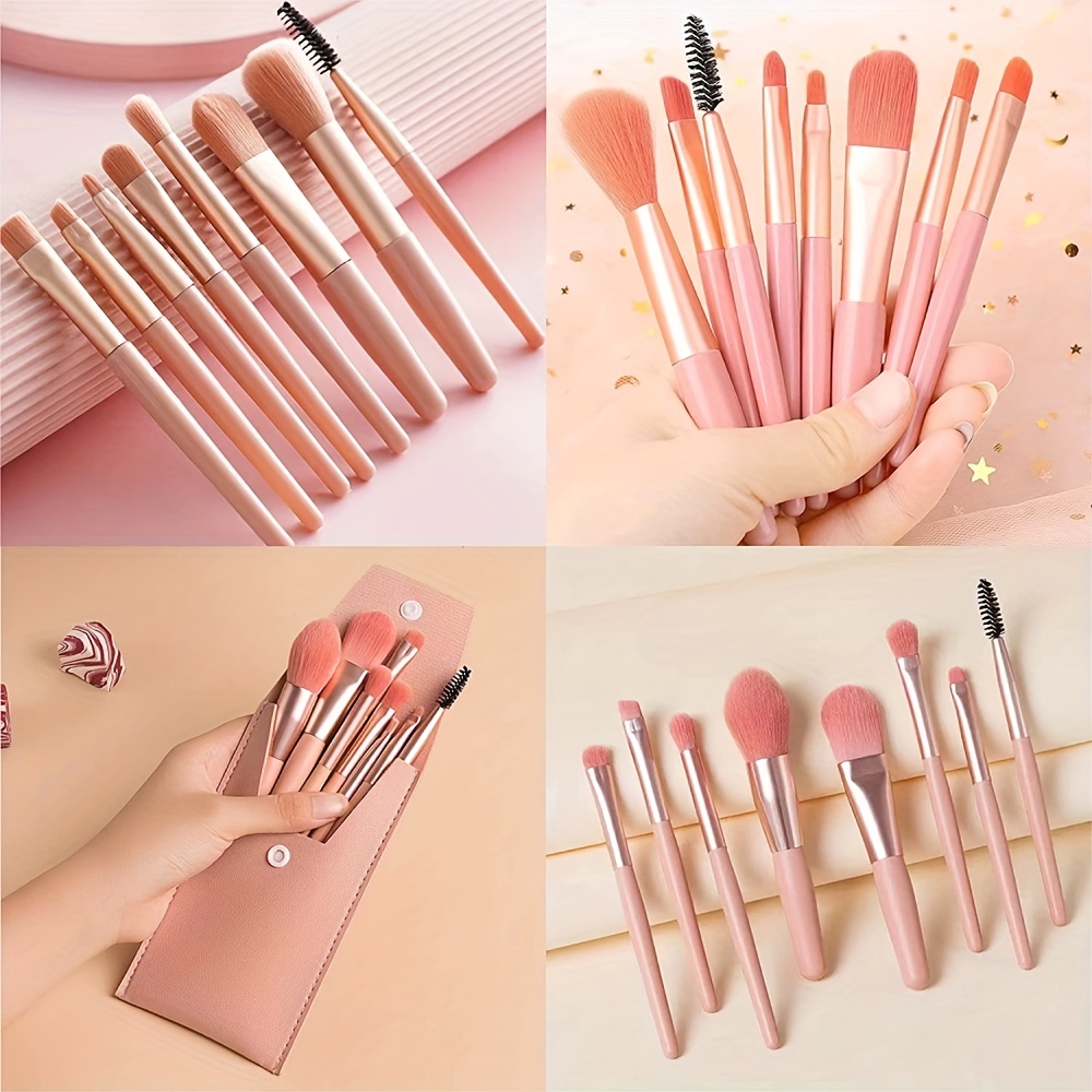 6Pcs Mini Portable With Box Eyelash Brush Eye Shadow Tool Makeup