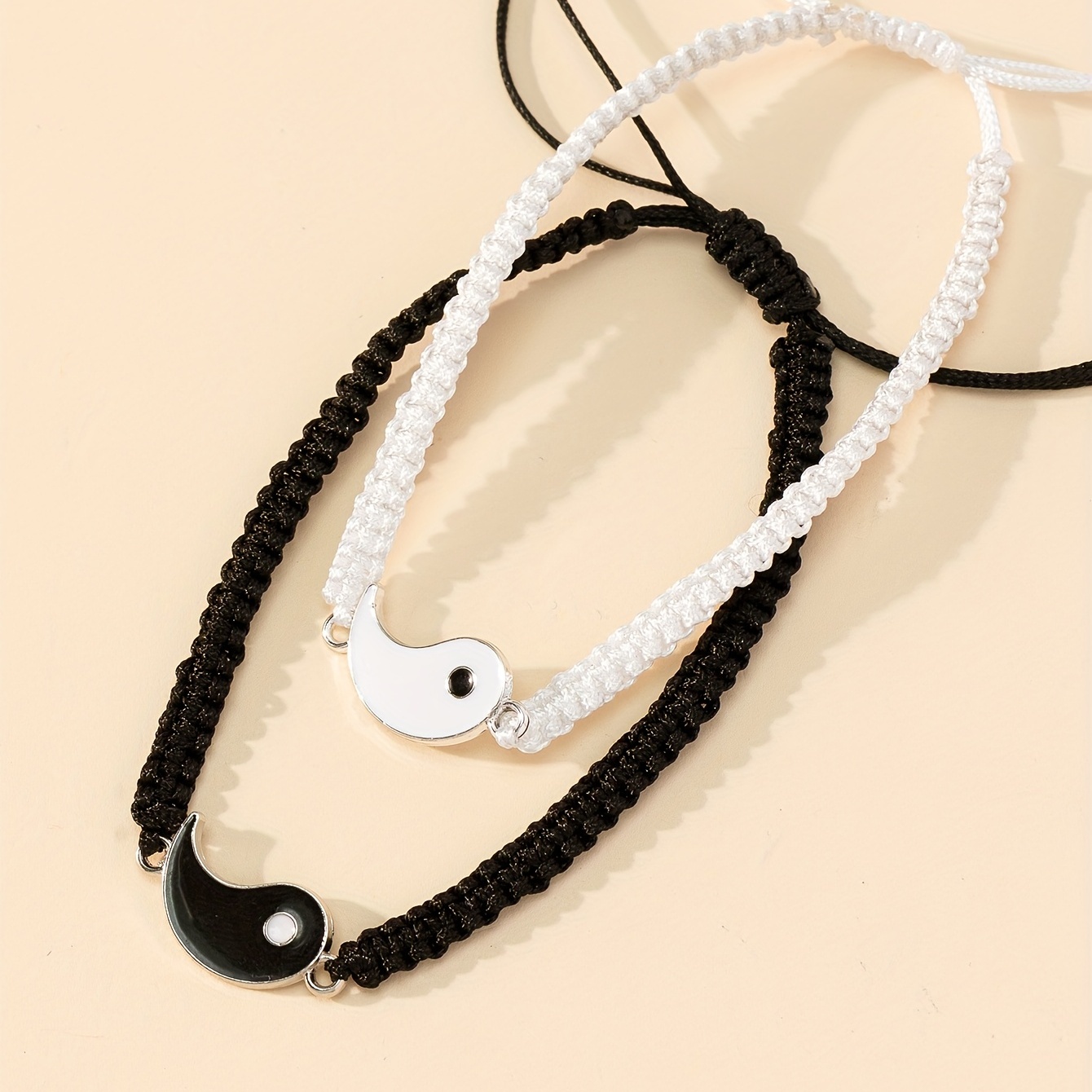 Yin Yang Adjustable String Bracelets 1 Bracelet